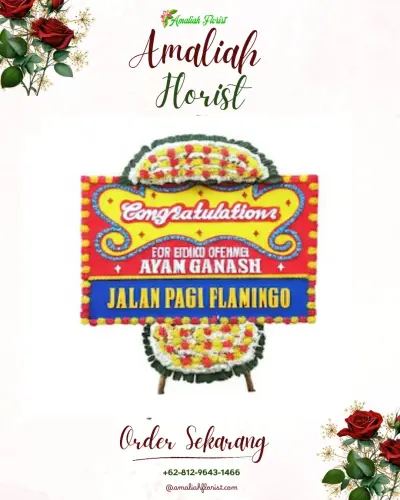 Bunga Papan Congratulation di Cigalontang